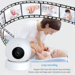 ABM201 4.5 inch Wireless Video Night Vision Baby Monitor Security Camera - Image 11