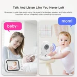 ABM600 3.5 inch Wireless Video Night Vision Baby Monitor Security Camera - Image 4