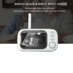 ABM600 3.5 inch Wireless Video Night Vision Baby Monitor Security Camera - Image 8