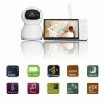 ABM700 5 inch Wireless Video Night Vision Baby Monitor Security Camera - Image 4