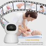 ABM700 5 inch Wireless Video Night Vision Baby Monitor Security Camera - Image 8