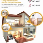 ABM700 5 inch Wireless Video Night Vision Baby Monitor Security Camera - Image 9