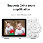 YE10-C3 2.8 inch 2.4G Wireless Video Night Vision Baby Monitor Security Camera - Image 3