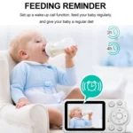 YE10-C3 2.8 inch 2.4G Wireless Video Night Vision Baby Monitor Security Camera - Image 6