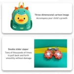 Children Cartoon Anti-Lost Large School Bag Backpack - Image 6