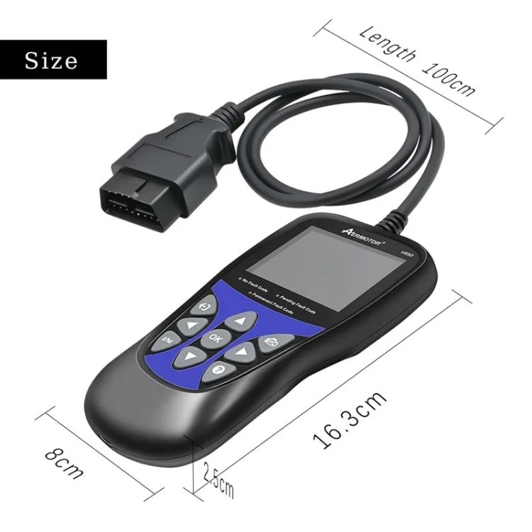 EDA005677701A_1.webp AERMOTOR V850 Car OBD2 Code Reader Diagnostic Scan Tool - Image 2