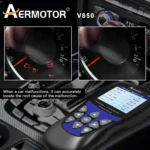 AERMOTOR V850 Car OBD2 Code Reader Diagnostic Scan Tool - Image 8