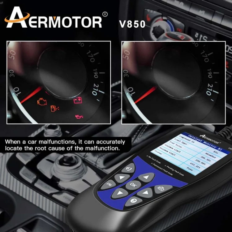 EDA005677701A_7.webp AERMOTOR V850 Car OBD2 Code Reader Diagnostic Scan Tool - Image 8