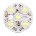 5W 5 LEDs Module Lamp Ceiling Lighting Source 28mm, DC15V