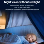 YE9-C1 5 inch Dual Mode 2.4G + 915M Video Night Vision Baby Monitor Security Camera - Image 11