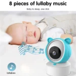 YE9-C1 5 inch Dual Mode 2.4G + 915M Video Night Vision Baby Monitor Security Camera - Image 4