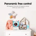 YE9-C1 5 inch Dual Mode 2.4G + 915M Video Night Vision Baby Monitor Security Camera - Image 5