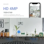 ESCAM PT212 4MP Dual Lens Robot Dog WiFi Camera Supports Cloud Storage/Two-way Audio/Night Vision - Image 4