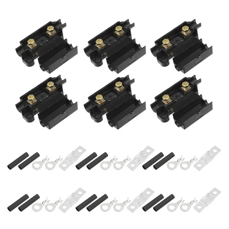 EDA005690001.webp 6 in 1 For Dual Battery Systems ANS Car Fuse Holder Fuse Box Kit - Image 1