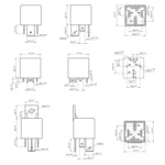 JD2912 80A 12V 5 Pin Car Relay with Wire SPDT Socket Plug - Image 6
