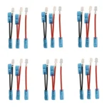 6pcs / Set Car Marine 5 Pin Rocker Switch Jumper Wire kit with Male & Female Terminals