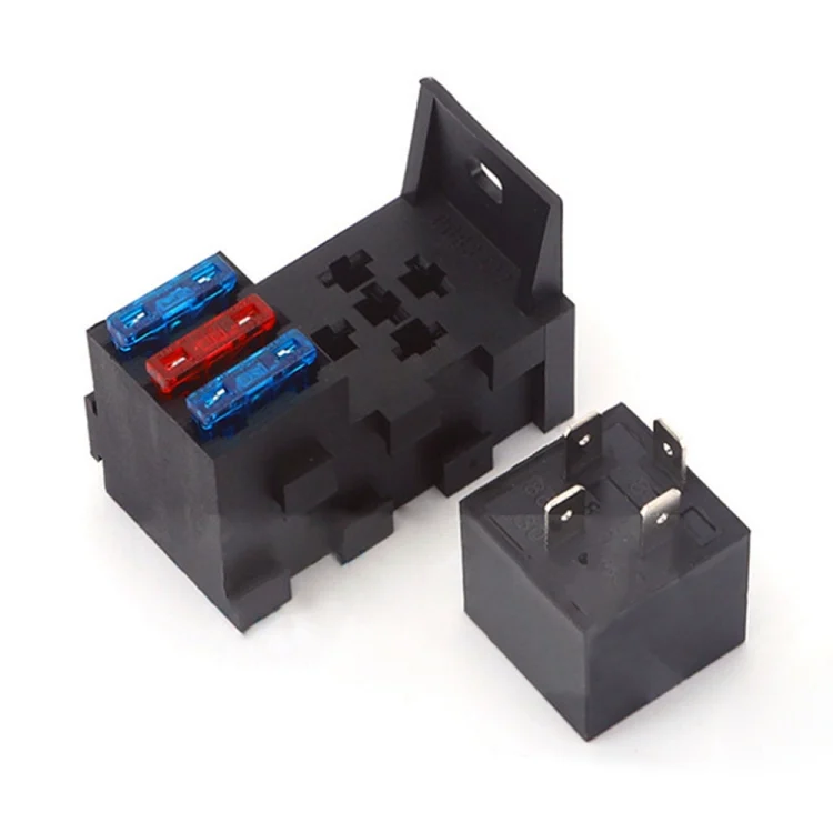 EDA0057021_B2.webp Car RV Engine Compartment Multi-Way Fuse Holder 3 Ways With Relay Holder - Image 3