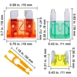 140pcs / Set Car Fuse Set Portable Standard & Mini Fuses - Image 2