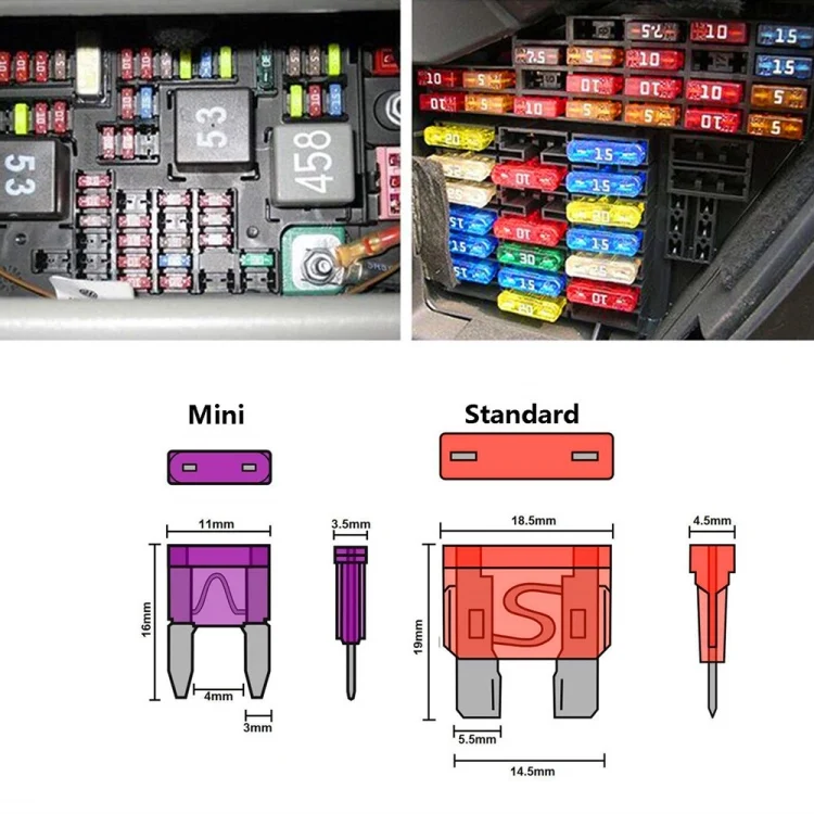 EDA0057023_3.webp 140pcs / Set Car Fuse Set Portable Standard & Mini Fuses - Image 4