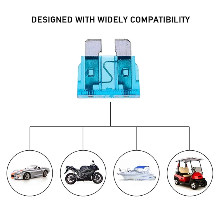 EDA0057023_4.webp 140pcs / Set Car Fuse Set Portable Standard & Mini Fuses - Image 5