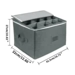 Foldable Stemmed Wine Glass Storage Box - Image 2