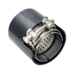 Car Modified MP Exhaust Pipe Glossy 90mm Carbon Fiber Short Tail Throat for BMW 3 Series - Image 3