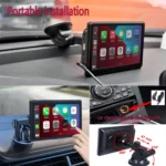 X70-1 Car 7 inch IPS Portable Smart Screen Wireless Screen Projection Carplay Android Auto - Image 13
