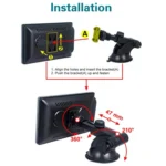 Car 7 inch IPS Portable Smart Screen Wireless Screen Projection Carplay Android Auto, with Reversing Camera - Image 12