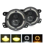 Y4 4 inch 1 Pair Light Guide Dual Lens Fog Light