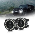 Y4 4 inch 1 Pair Light Guide Dual Lens Fog Light - Image 2