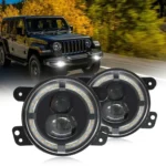 Y4 4 inch 1 Pair Light Guide Dual Lens Fog Light - Image 4