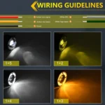 Y4 4 inch 1 Pair Light Guide Dual Lens Fog Light - Image 5