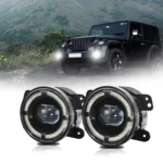 Y5 4 inch 1 Pair Light Guide Single Lens Fog Light - Image 2