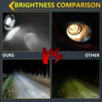 Y5 4 inch 1 Pair Light Guide Single Lens Fog Light - Image 8