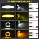 Y5 4 inch 1 Pair Light Guide Single Lens Fog Light - Image 10