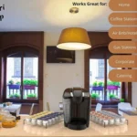 YX038 Acrylic 24 Holes Coffee Capsule Storage Display Stand - Image 6