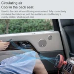 F829 Portable Car Air Outlet Electric Cooling Fan with LED Light - Image 11