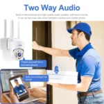 ESCAM TV114 4MP WiFi Camera Support Two-Way Voice & Night Vision & Motion Detection - Image 4