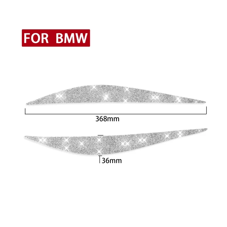 EDA005812001_1.webp Car Lamp Eyebrow Diamond Decoration Sticker, Left and Right Drive - Image 2