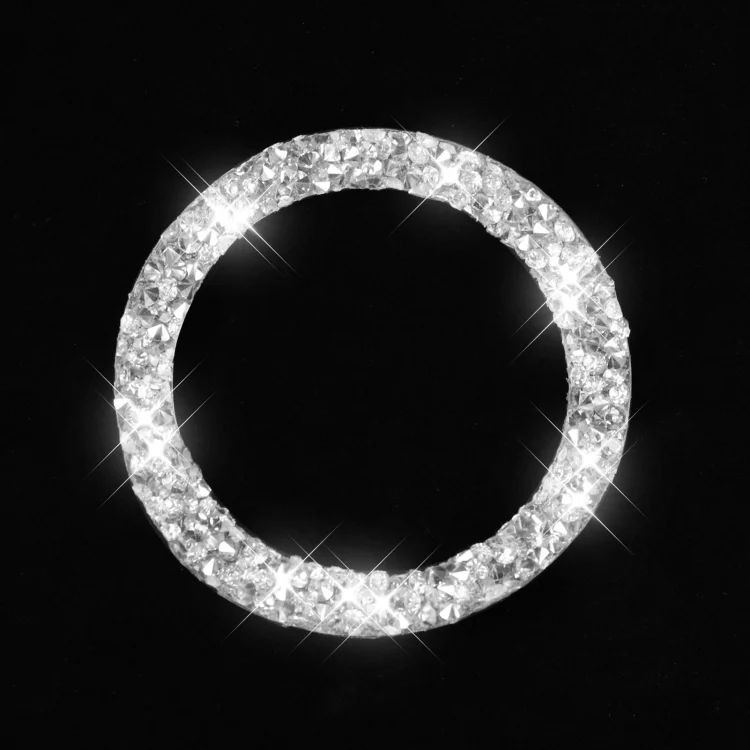 EDA005812401_2.webp Car One-Click Start Ring Diamond Decoration Sticker, Left and Right Drive - Image 3