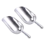 2 PCS Stainless Steel Multifunctional Shovel Aluminum Alloy Ice Shovel Food Tea Shovel Tea Spoon - Image 2