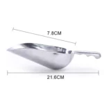 2 PCS Stainless Steel Multifunctional Shovel Aluminum Alloy Ice Shovel Food Tea Shovel Tea Spoon - Image 4