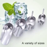 2 PCS Stainless Steel Multifunctional Shovel Aluminum Alloy Ice Shovel Food Tea Shovel Tea Spoon - Image 6