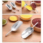 2 PCS Stainless Steel Multifunctional Shovel Aluminum Alloy Ice Shovel Food Tea Shovel Tea Spoon - Image 9