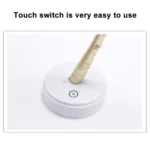 36 LEDs Pearl Tree Copper Wire Table Lamp Creative Decoration Touch Control Night Light (Warm White Light) - Image 3