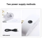 36 LEDs Pearl Tree Copper Wire Table Lamp Creative Decoration Touch Control Night Light (Warm White Light) - Image 4