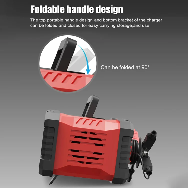 EDA0058401_B5.webp FOXSUR 12V / 24V 20A 300W Portable Motorcycle Car Smart Battery Charger - Image 6