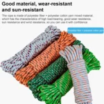 Outdoor Thick Nylon Rope for Hanging Clothes, Random Color - Image 3