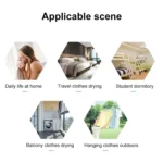 Outdoor Thick Nylon Rope for Hanging Clothes, Random Color - Image 7