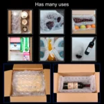 2 PCS Inflatable Gourd Film Bubble Film Express Packaging Shockproof Air Cushion Film, Length: 300m - Image 5